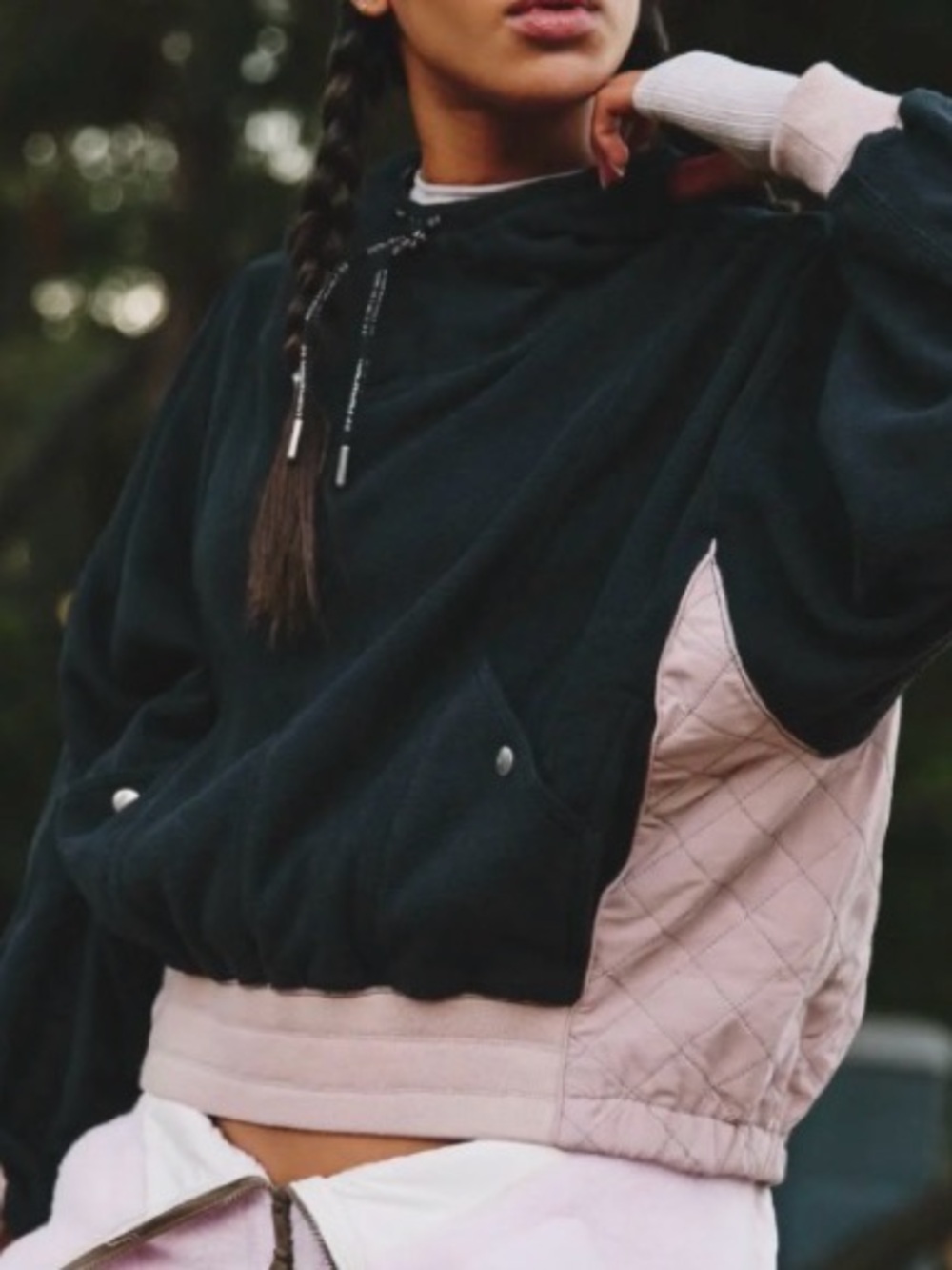 Free People FP Movement Snow Day Hoodie Sweatshirt XS NWT - Picture 2 of 12